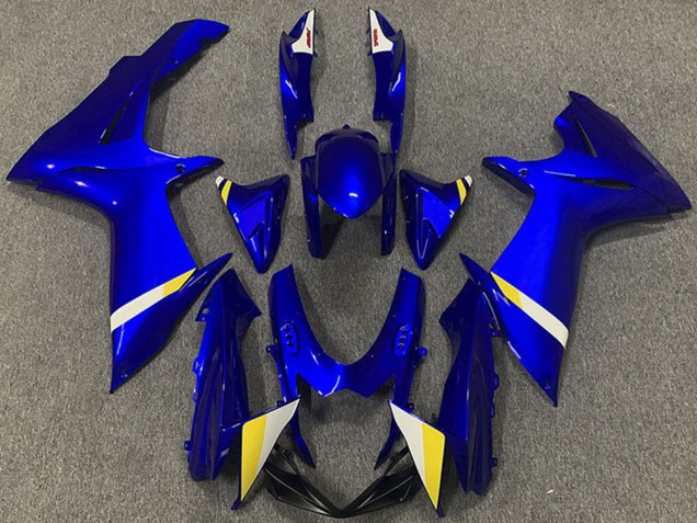 Discount 2011-2024 Blue White Yellow Suzuki GSXR 600 / GSXR 750 Abs Motorcycle Fairings Canada