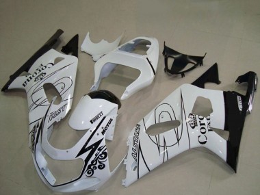 Discount 2001-2003 White Black Corona Alstare Suzuki GSXR 600 / GSXR 750 Motorcycle Fairings Canada