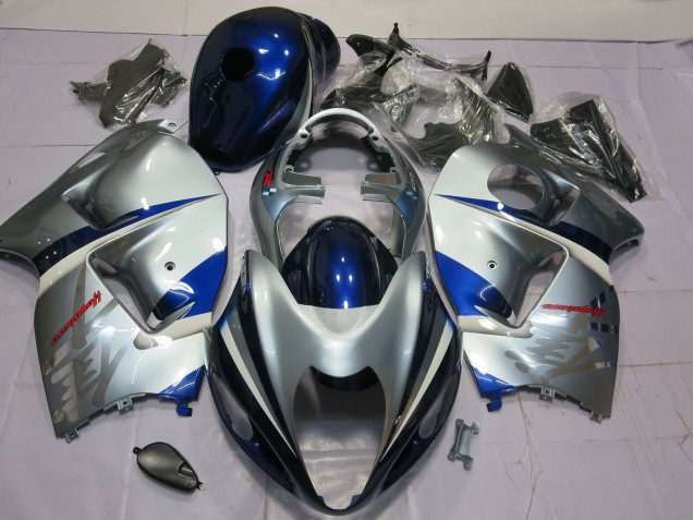 Discount 1997-2007 Silver Blue Suzuki GSXR 1300 Motorcycle Fairing Canada