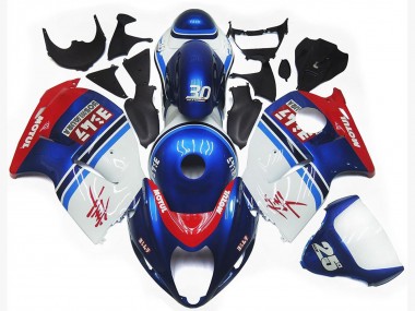 Discount 1997-2007 White Blue Red Motul Suzuki GSXR 1300 Motorcycle Fairings Canada