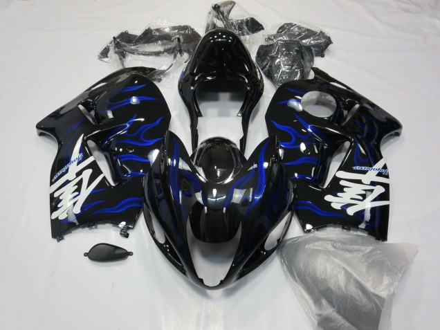 Discount 1997-2007 Blue Swirl Suzuki GSXR 1300 Motorcycle Fairings Canada