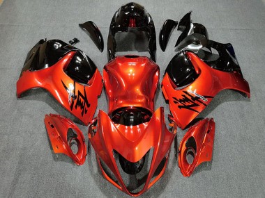 Discount 2008-2020 Candy Orange Glossy Black Suzuki GSXR 1300 Motorcycle Fairings Canada