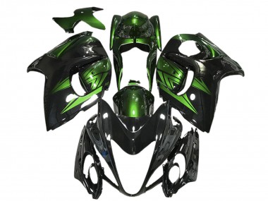 Discount 2008-2020 Glossy Black and Deep Green Suzuki GSXR 1300 Motorcycle Fairings Canada