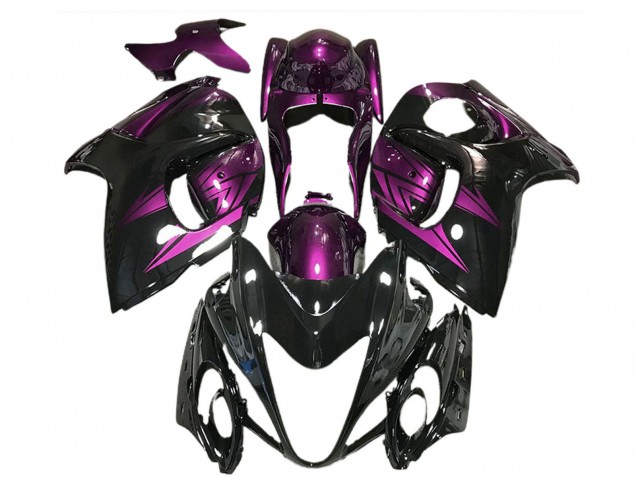 Discount 2008-2020 Glossy Black and Deep Purple Suzuki GSXR 1300 Motorcycle Fairings Canada