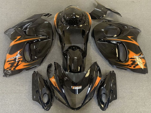 Discount 2008-2020 Glossy Black Orange Suzuki GSXR 1300 Motorcycle Fairings Canada