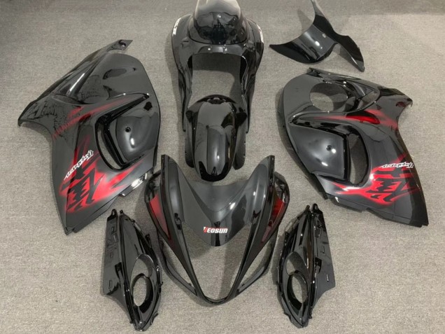 Discount 2008-2020 Glossy Black Red Suzuki GSXR 1300 Motorcycle Fairings Canada