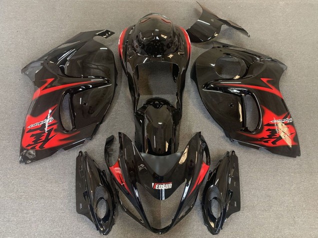 Discount 2008-2020 Glossy Black with Red Logo Suzuki GSXR 1300 Motorcycle Fairings Canada