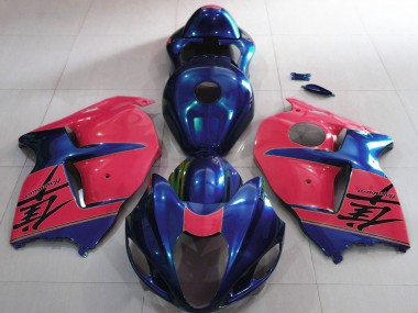 Discount 1997-2007 Glossy Blue and Red Suzuki GSXR 1300 Motorcycle Fairings Canada