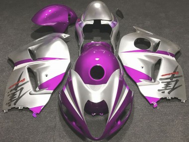 Discount 1997-2007 Glossy Pink and Silver Suzuki GSXR 1300 Motorcycle Fairings Canada