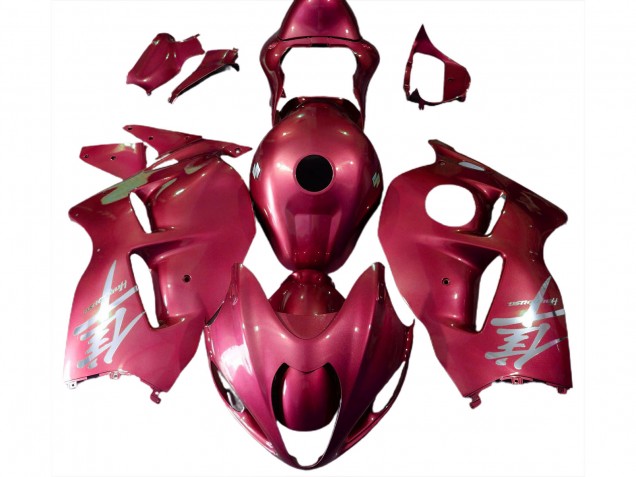Discount 1997-2007 Glossy Red Silver Logo Suzuki GSXR 1300 Motorcycle Fairings Canada