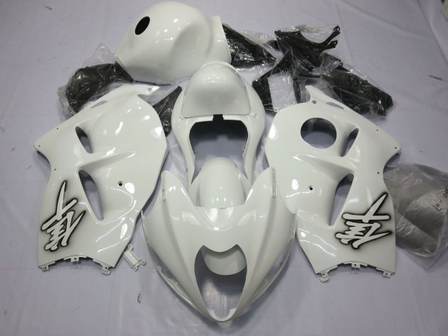 Discount 1997-2007 Glossy White Suzuki GSXR 1300 Motorcycle Fairings Canada