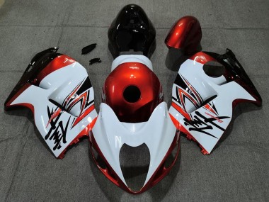 Discount 1997-2007 White Orange Suzuki GSXR 1300 Motorcycle Fairings Canada
