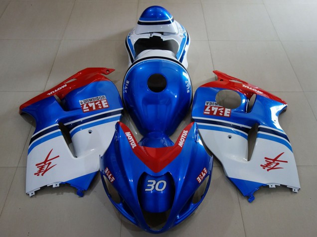 Discount 1997-2007 Blue White Red Suzuki GSXR 1300 Motorcycle Fairings Canada