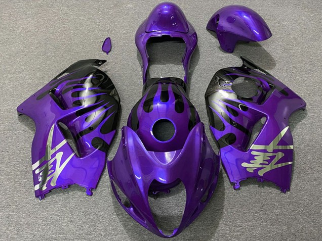 Discount 1997-2007 Purple and Black Suzuki GSXR 1300 Motorcycle Fairings Canada