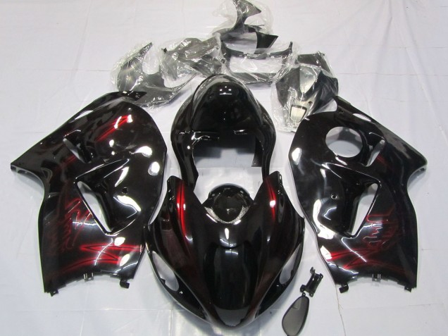 Discount 1997-2007 Red Glossy Black Suzuki GSXR 1300 Motorcycle Fairings Canada
