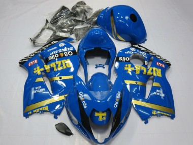 Discount 1997-2007 Blue Gold Rizla Suzuki GSXR 1300 Motorcycle Fairings Canada