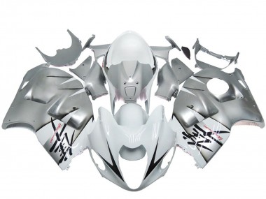 Discount 1997-2007 Silver White OEM Style Suzuki GSXR 1300 Motorcycle Fairings Canada