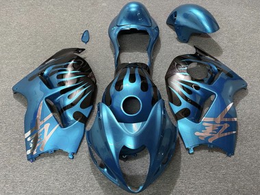 Discount 1997-2007 Sky Blue and Black Suzuki GSXR 1300 Motorcycle Fairings Canada