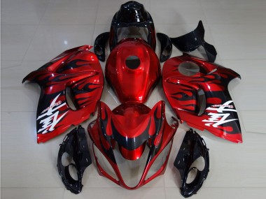 Discount 2008-2020 Red Black Flame Suzuki GSXR 1300 Motorcycle Fairings Canada