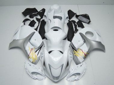 Discount 2008-2020 White Silver Yellow Suzuki GSXR 1300 Motorcycle Fairings Canada