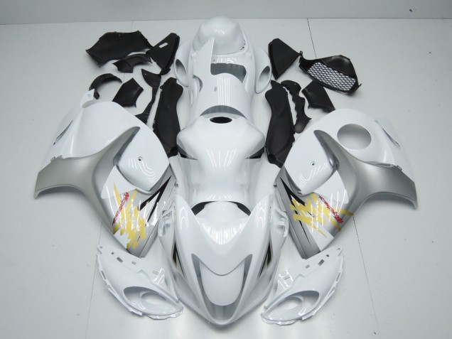 Discount 2008-2020 White Silver Yellow Suzuki GSXR 1300 Motorcycle Fairings Canada