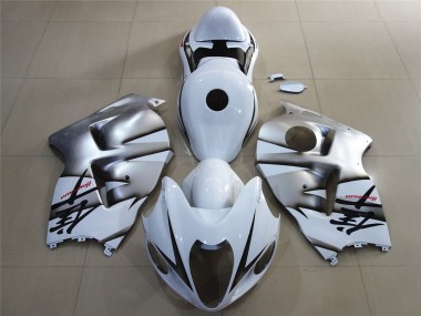 Discount 1997-2007 White Silver Suzuki GSXR 1300 Motorcycle Fairings Canada
