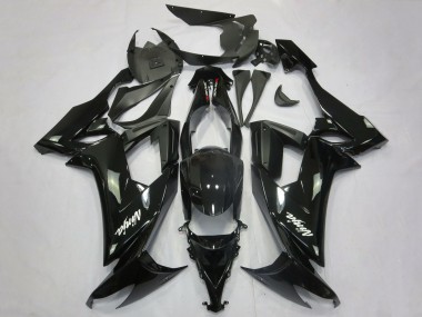 Discount 2008-2010 Glossy Black Matte Black White Decal Kawasaki ZX10R Motorcycle Fairings Canada