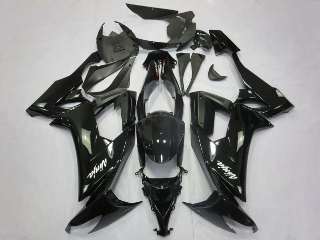Discount 2008-2010 Glossy Black Matte Black White Decal Kawasaki ZX10R Motorcycle Fairings Canada