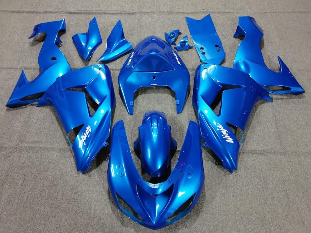 Discount 2006-2007 Blue Kawasaki ZX10R Motorcycle Fairings Canada
