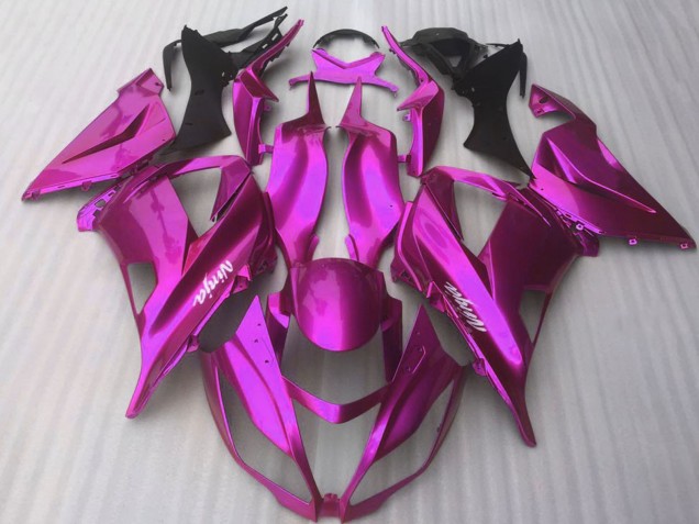 Discount 2016-2019 Glossy Candy Pink Kawasaki ZX10R Motorcycle Fairings Canada