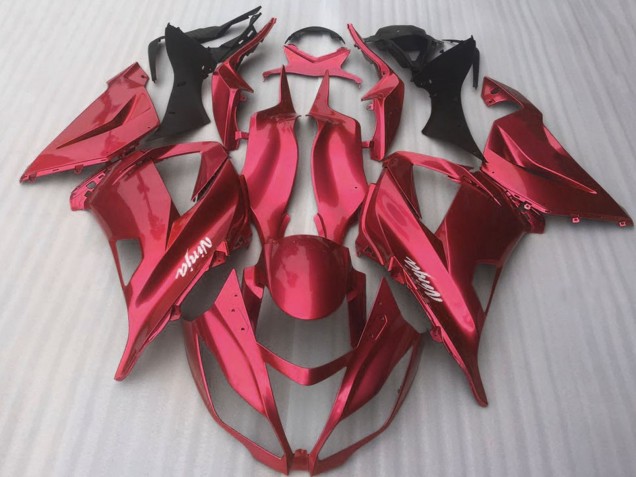 Discount 2016-2019 Glossy Candy Red Kawasaki ZX10R Motorcycle Fairings Canada