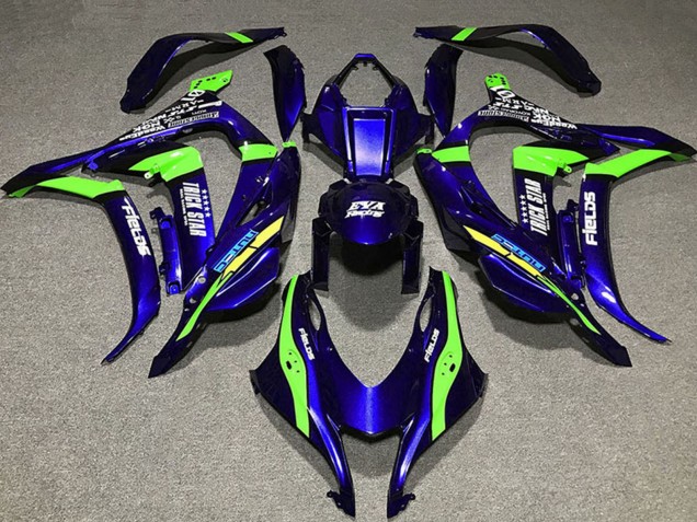 Discount 2016-2019 Deep Blue Green Trick Star Eva Racing Kawasaki ZX10R Motorcycle Fairings Canada