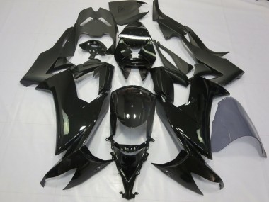 Discount 2008-2010 Glossy Black Matte Black Kawasaki ZX10R Motorcycle Fairings Canada