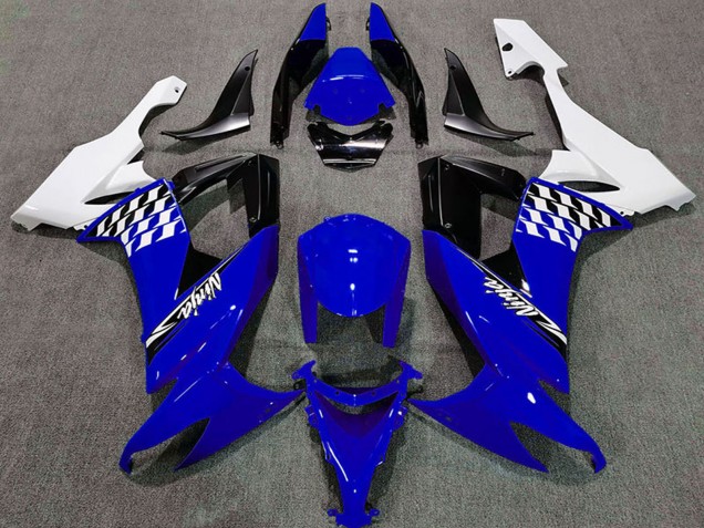 Discount 2008-2010 White Blue Black Kawasaki ZX10R Motorcycle Fairings Canada