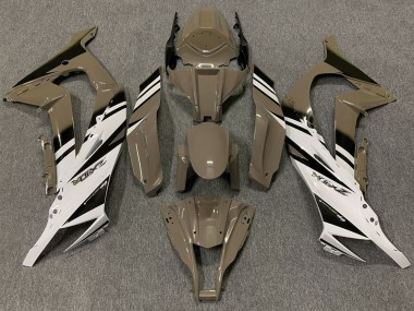 Discount 2011-2015 Brown White Black Kawasaki ZX10R Motorcycle Fairings Canada
