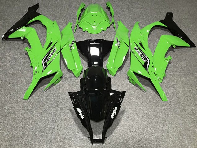 Discount 2011-2015 Green Glossy Black Kawasaki ZX10R Motorcycle Fairings Canada