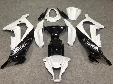 Discount 2011-2015 White Glossy Black Kawasaki ZX10R Motorcycle Fairings Canada