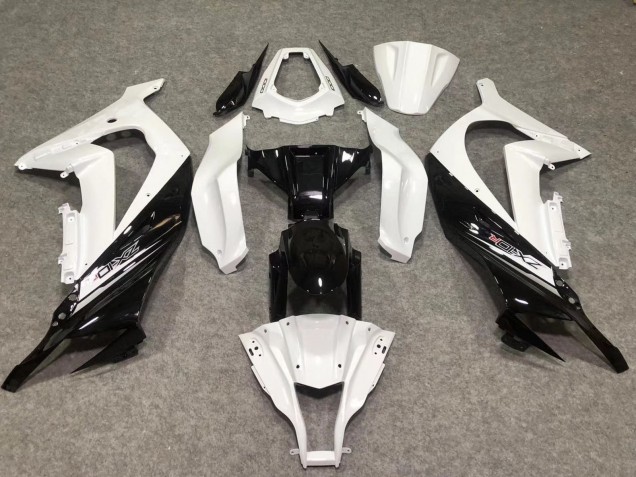 Discount 2011-2015 White Glossy Black Kawasaki ZX10R Motorcycle Fairings Canada