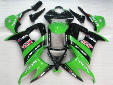 Discount 2008-2010 Green Black Red Kick Elf Vent-Axia Kawasaki ZX10R Motorcycle Fairings Canada