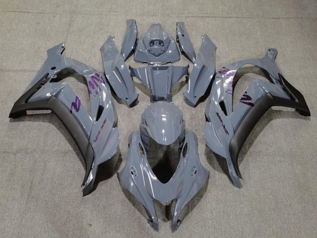 Discount 2016-2019 Nardo Grey Purple Kawasaki ZX10R Motorcycle Fairings Canada
