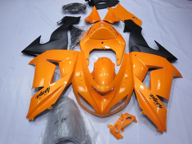 Discount 2006-2007 Orange Kawasaki ZX10R Motorcycle Fairings Canada