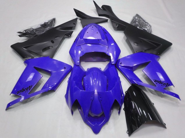 Discount 2004-2005 Pearl Blue Black Kawasaki ZX10R Motorcycle Fairings Canada
