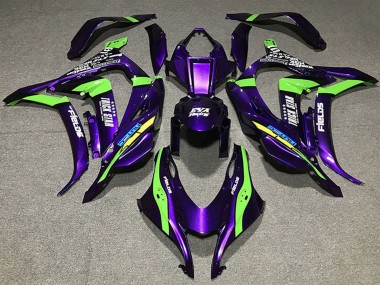 Discount 2016-2019 Purple Green White Trick Star Eva Racing Kawasaki ZX10R Motorcycle Fairings Canada