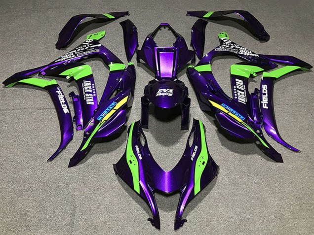 Discount 2016-2019 Purple Green White Trick Star Eva Racing Kawasaki ZX10R Motorcycle Fairings Canada