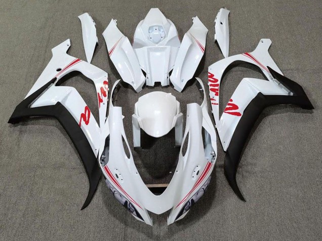 Discount 2016-2019 Pearl White Black Red Kawasaki ZX10R Motorcycle Fairings Canada