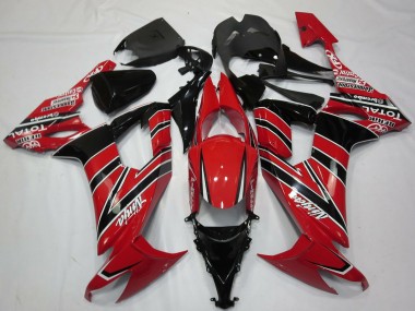 Discount 2008-2010 Red Black Kawasaki ZX10R Motorcycle Fairings Canada