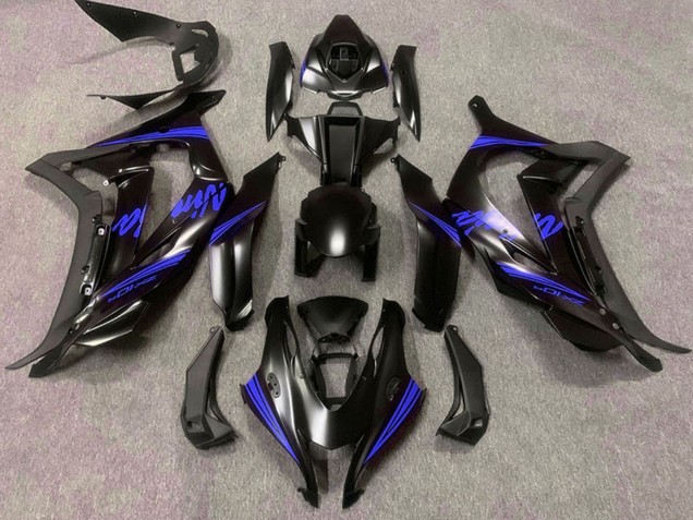 Discount 2016-2019 Matte Black Blue Ninja Kawasaki ZX10R Motorcycle Fairings Canada