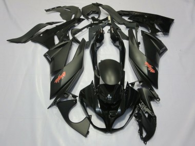 Discount 2009-2012 Matte Black Glossy Black Red Ninja Kawasaki ZX6R Motorcycle Fairings Canada