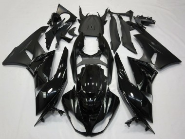 Discount 2009-2012 Glossy Black Matte Black Kawasaki ZX6R Motorcycle Fairings Canada