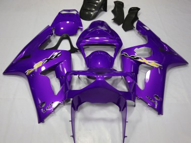 Discount 2003-2004 Purple Kawasaki ZX6R Motorcycle Fairings Canada